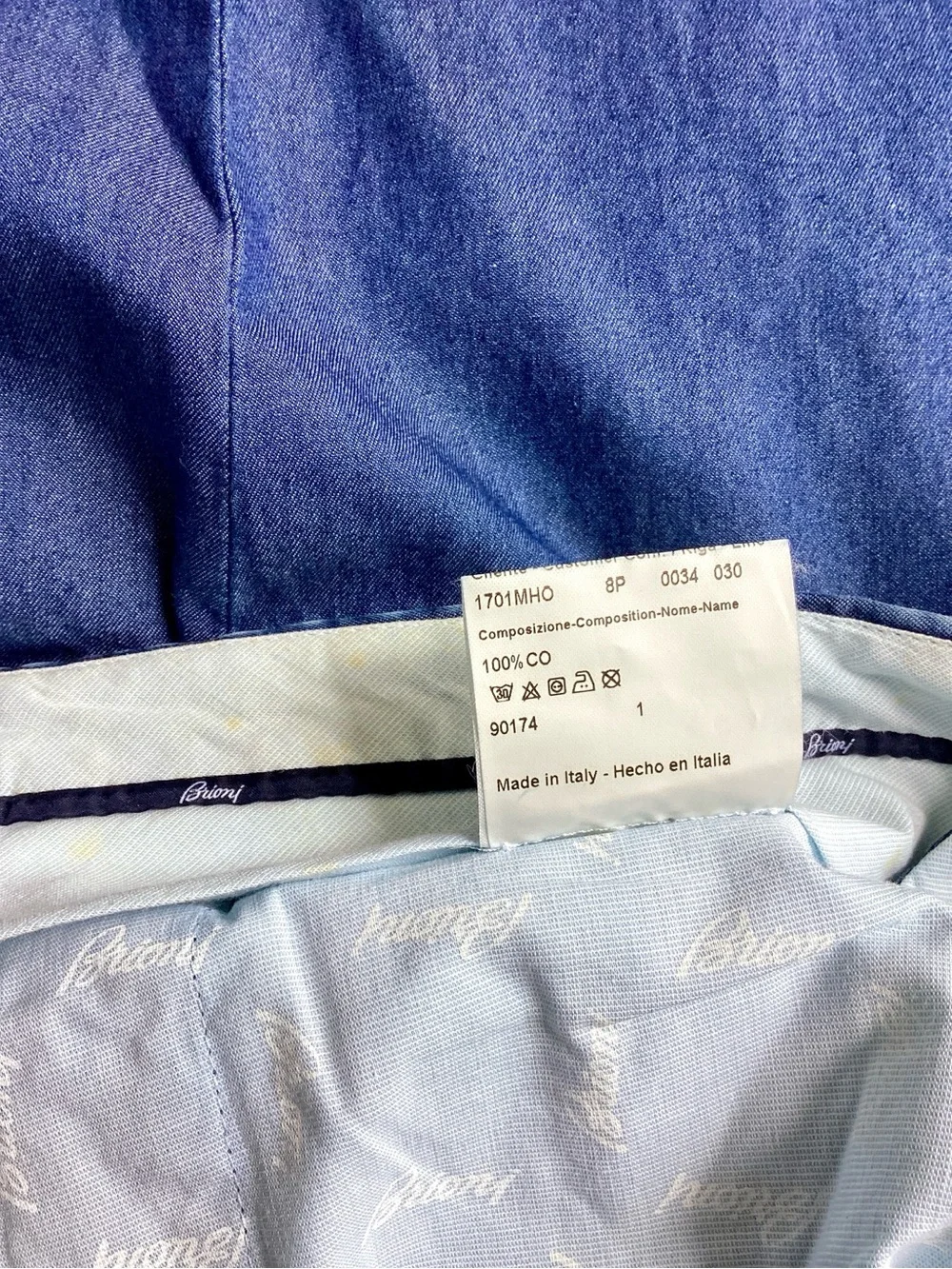 Brioni cannes blue